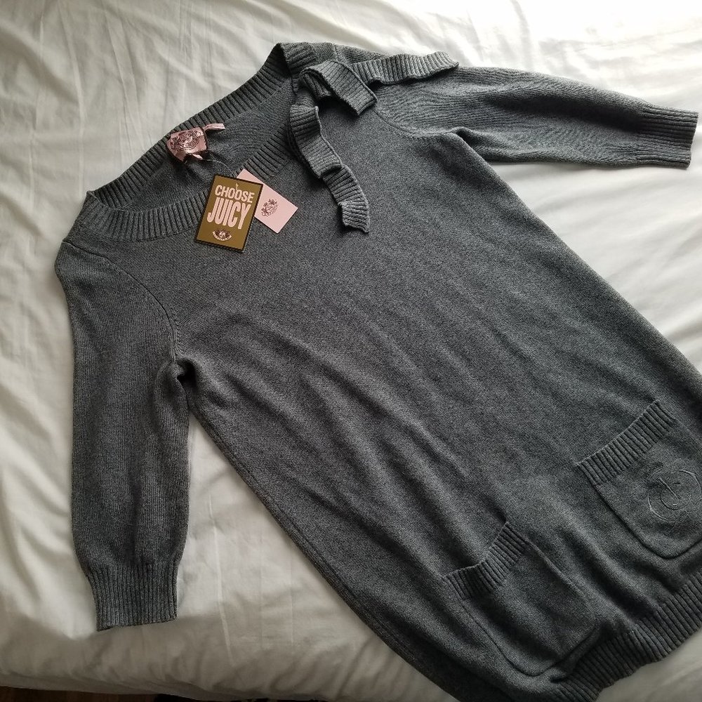 Juicy Couture Womans size L Sweater Dress NWT